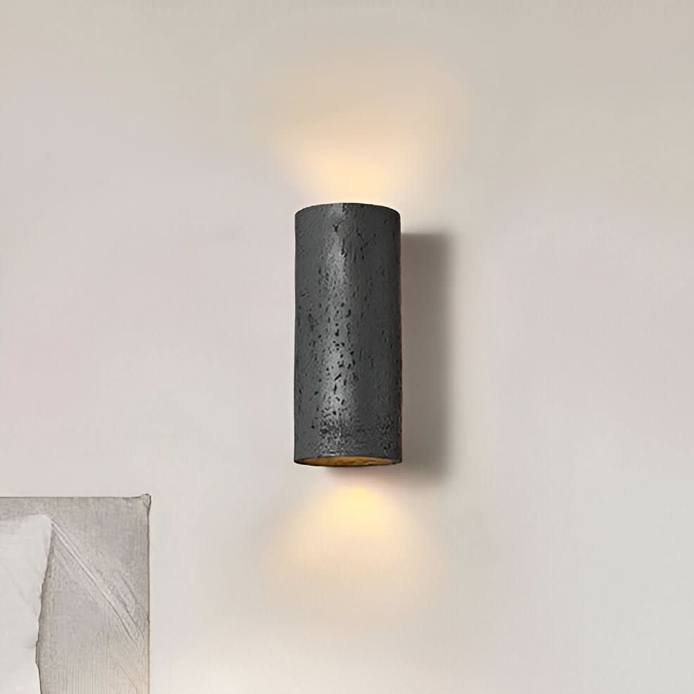 Lisslune | StoneBeam LED Cylinder Wall Light – Indoor/Outdoor