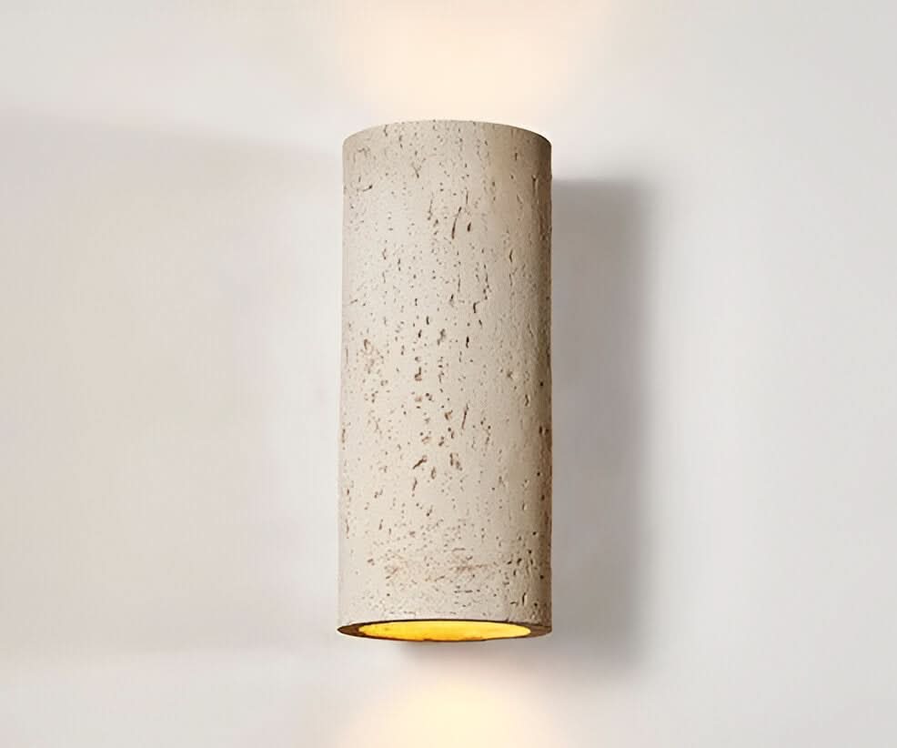 Lisslune | StoneBeam LED Cylinder Wall Light – Indoor/Outdoor