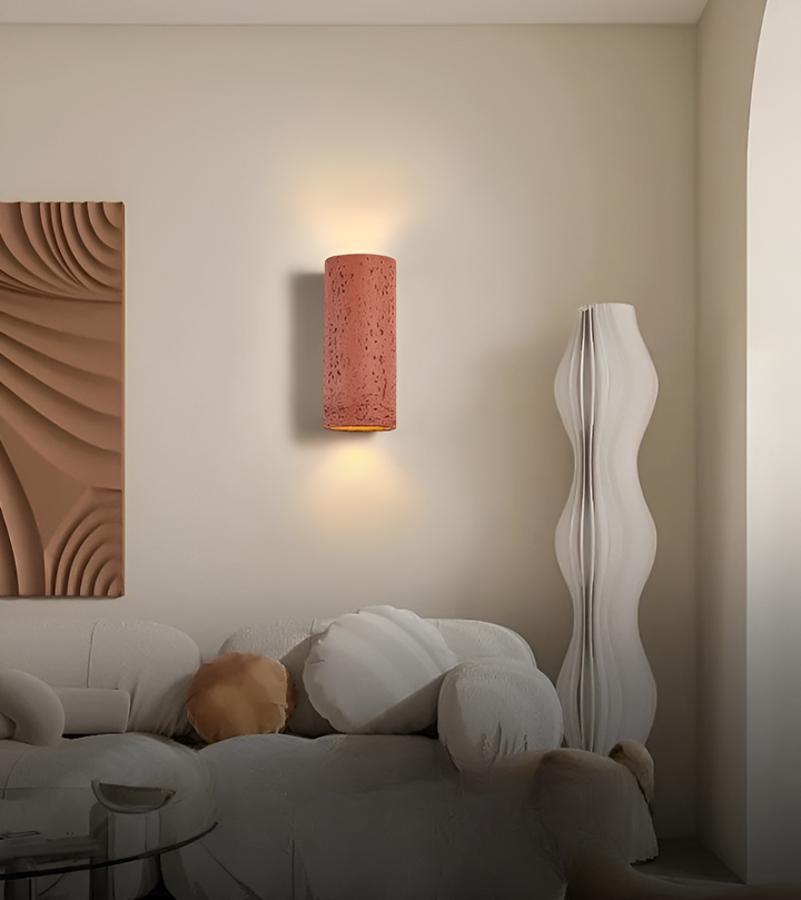 Lisslune | StoneBeam LED Cylinder Wall Light – Indoor/Outdoor