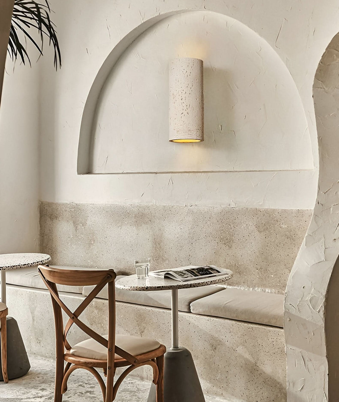Lisslune | StoneBeam LED Cylinder Wall Light – Indoor/Outdoor