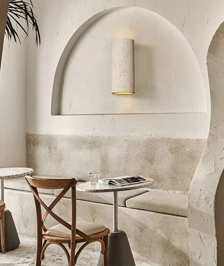 Lisslune | StoneBeam LED Cylinder Wall Light – Indoor/Outdoor