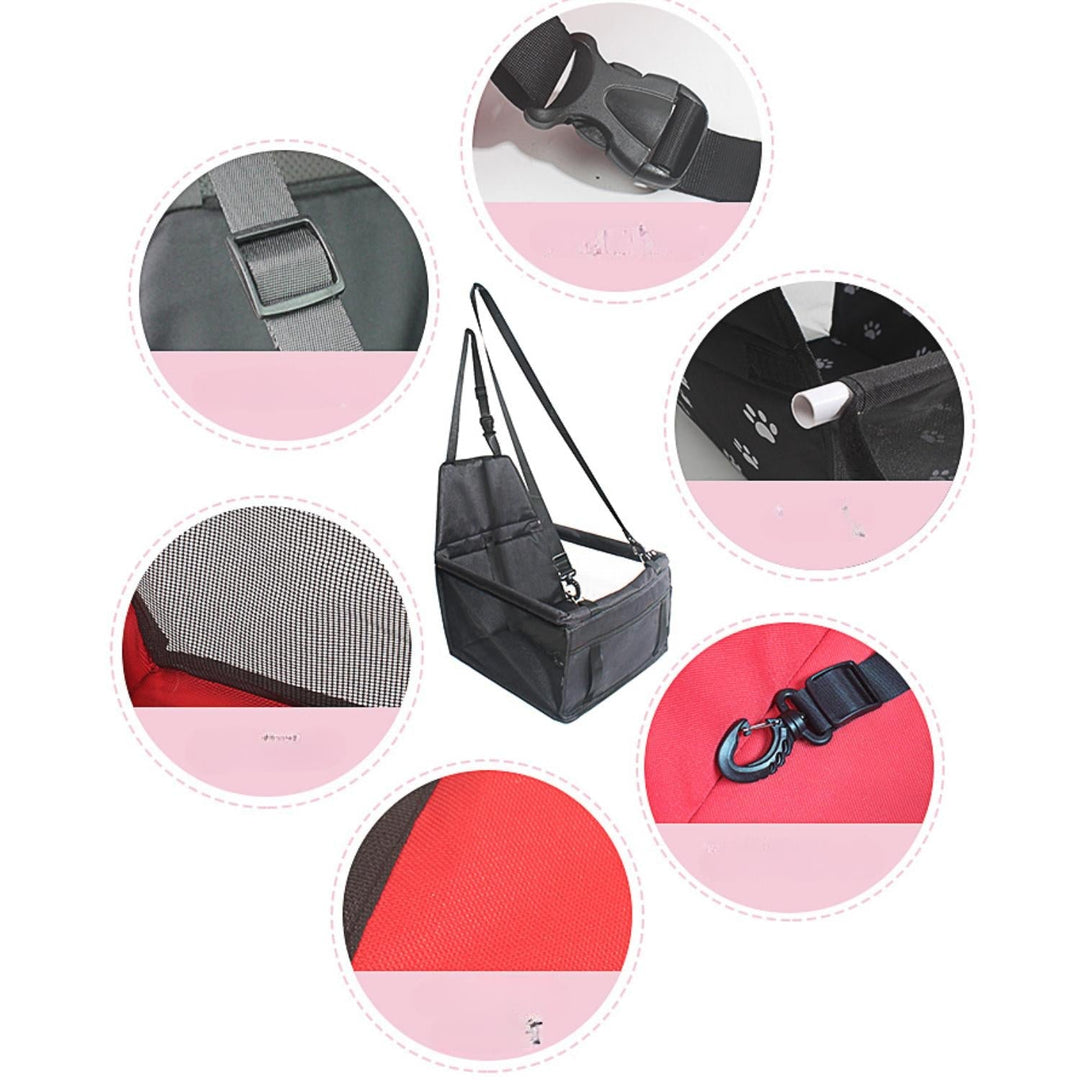 Lisslune | AutoPaw Elevated Dog Car Seat – Waterproof, Non-Slip and Safe for On the Go