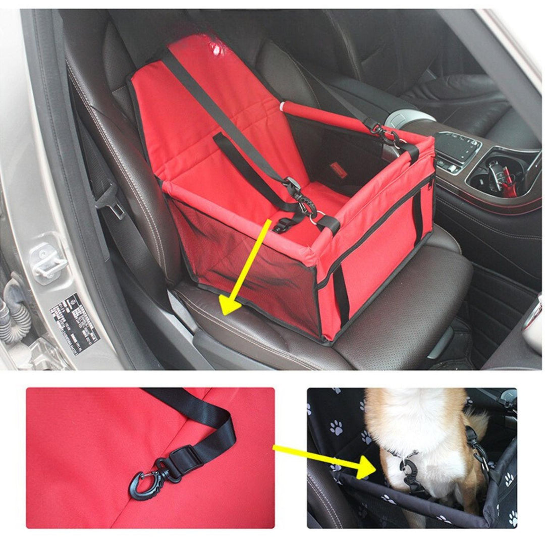 Lisslune | AutoPaw Elevated Dog Car Seat – Waterproof, Non-Slip and Safe for On the Go