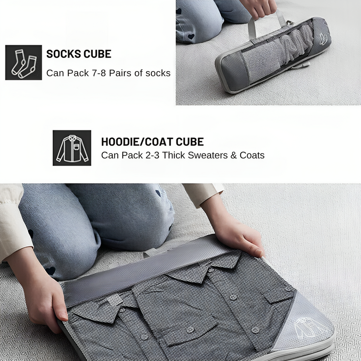 Lisslune | Compression Packing Cubes | Maximise Space