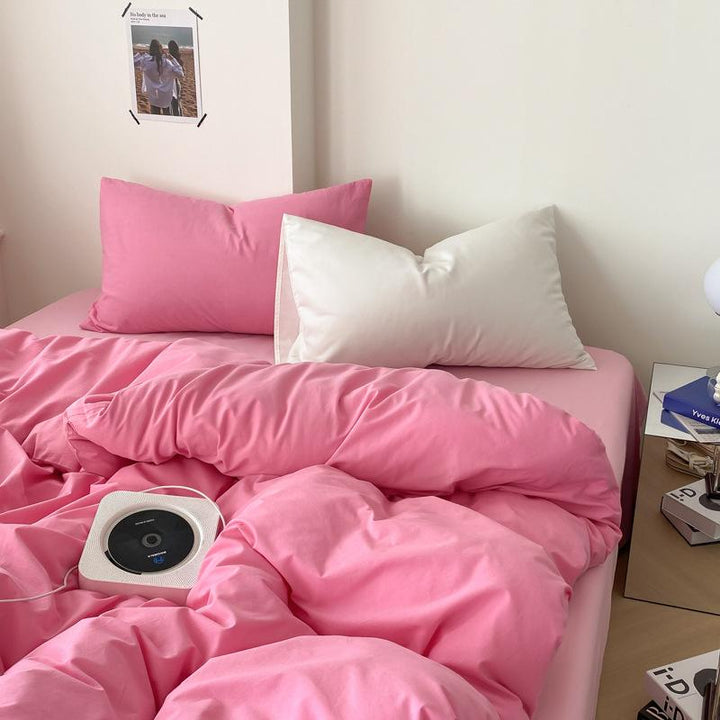 Rynx Aesthetic Pink Series Bedding Set