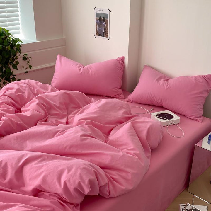 Rynx Aesthetic Pink Series Bedding Set