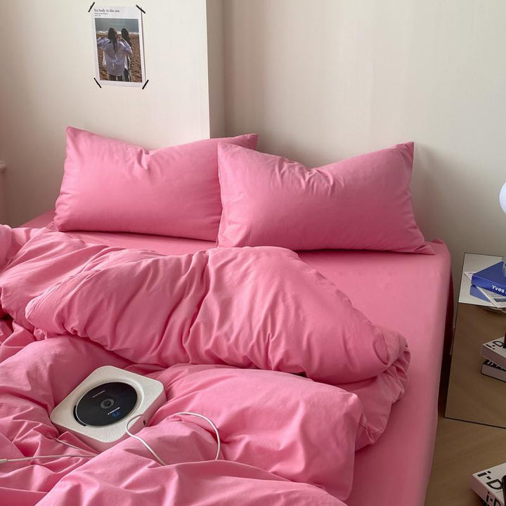 Rynx Aesthetic Pink Series Bedding Set
