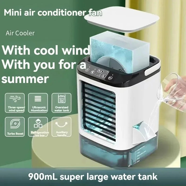 Lisslune | MiniatureAC Small Portable Air Cooler – Compact & Efficient Desk Air Conditioner