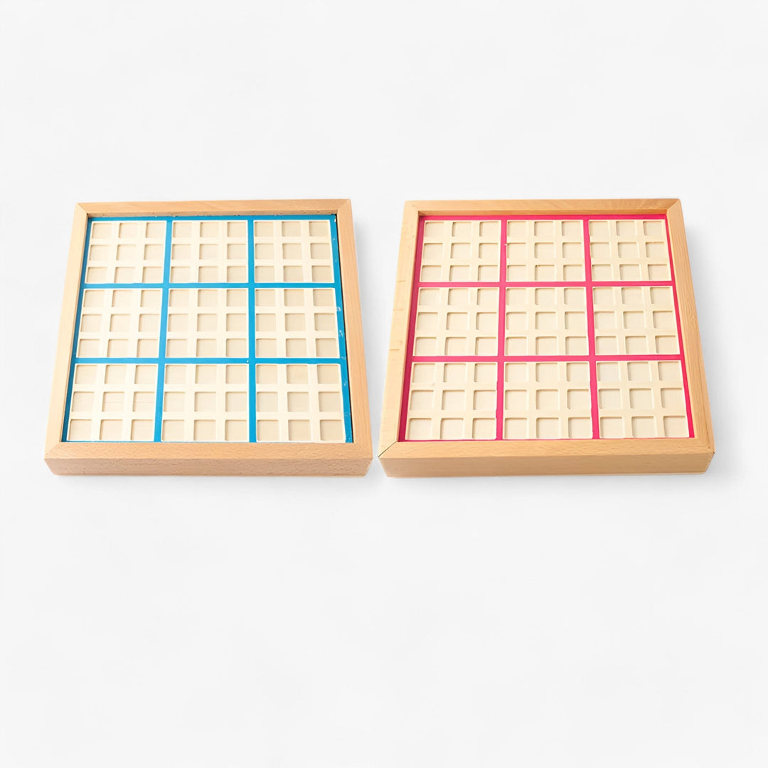 Lisslune | Daan | Wooden Sudoku Board Game with Drawer – Classic Brain Teaser for All Ages