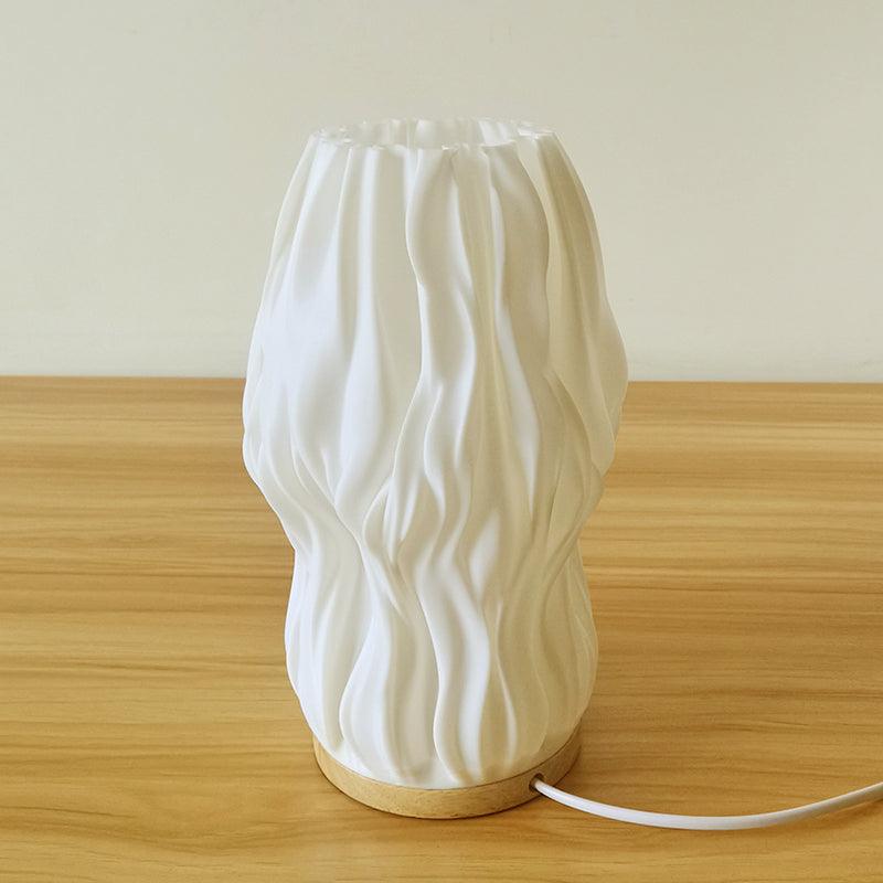 Lisslune | CharmAura - Sophisticated Cream Table Lamp