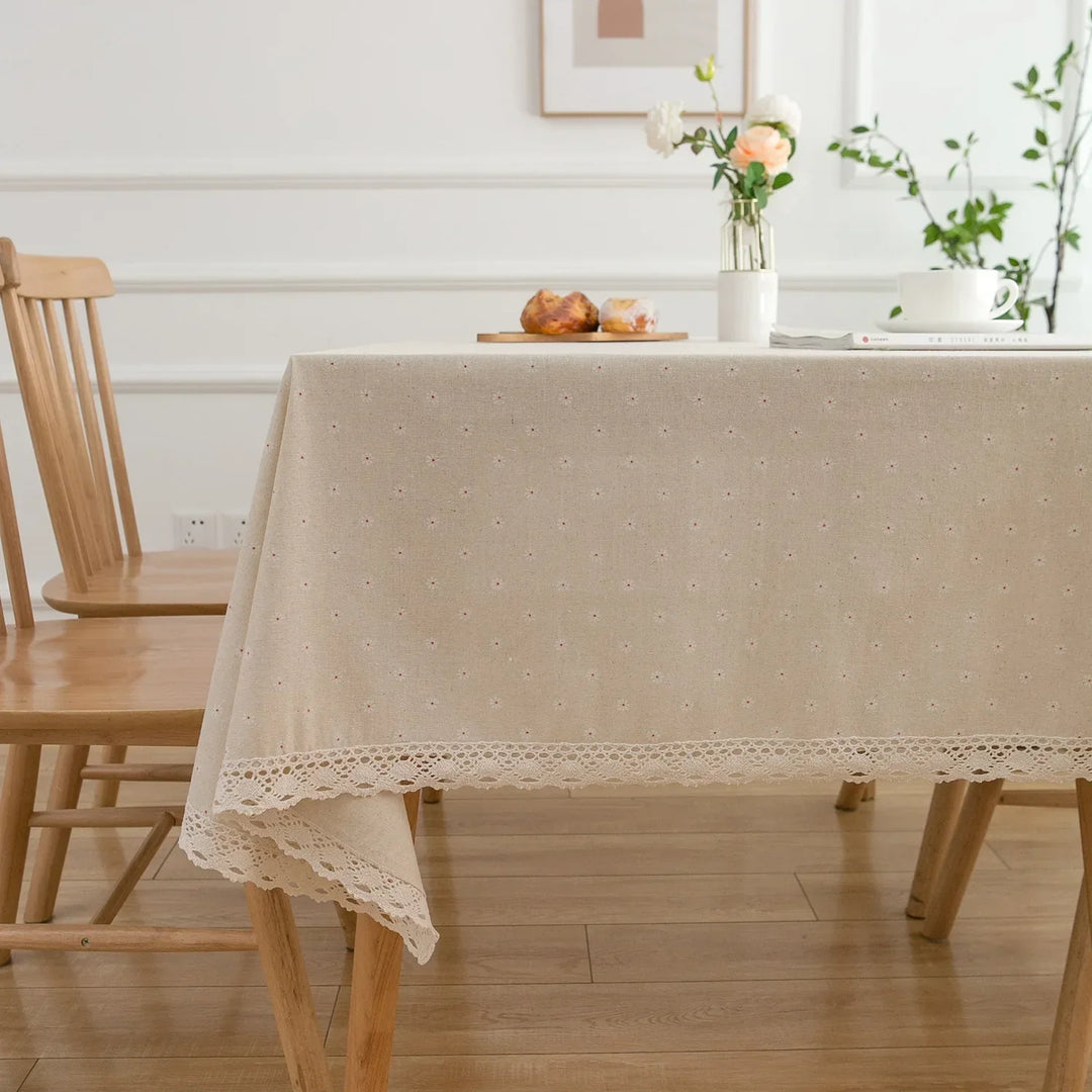 Lisslune | Pastoral Cotton-Linen Tablecloth
