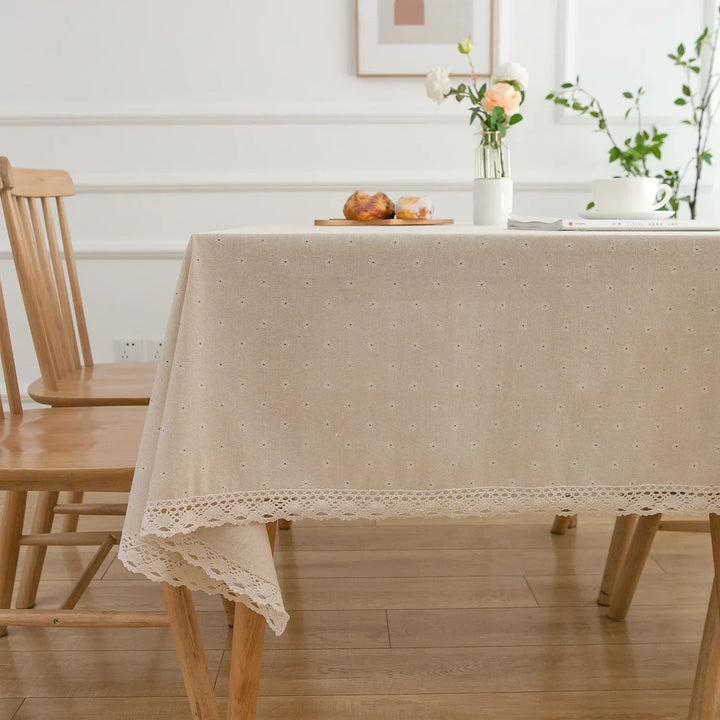 Lisslune | Pastoral Cotton-Linen Tablecloth