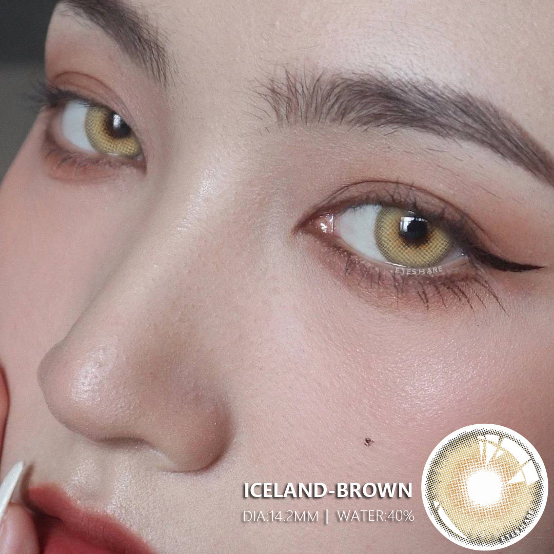 Rynx Island Brown 14.2mm 1 Pair | 1 Year