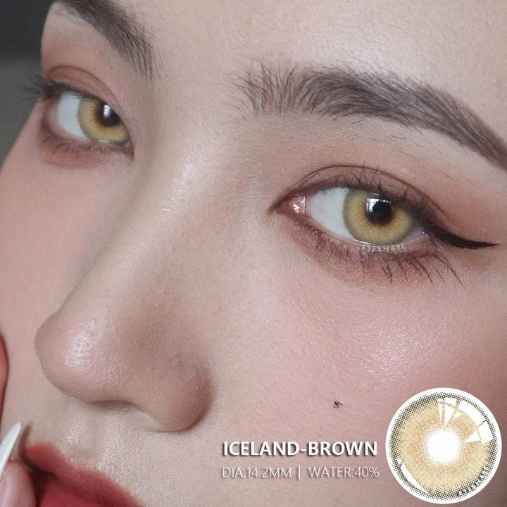 Rynx Island Brown 14.2mm 1 Pair | 1 Year