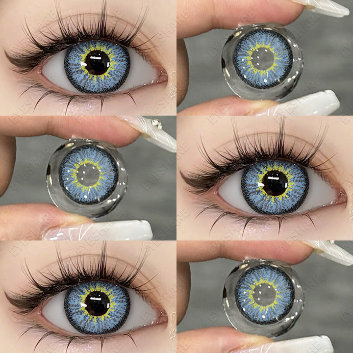Rynx Cosplay Icesonw Blue 14.5mm 1 Pair | 1 Year