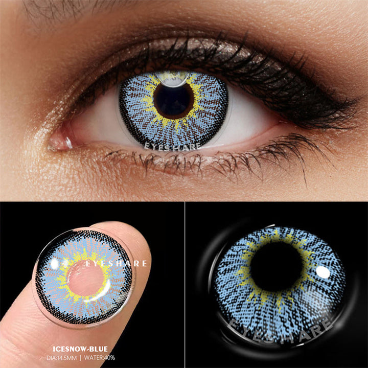 Rynx Cosplay Icesonw Blue 14.5mm 1 Pair | 1 Year