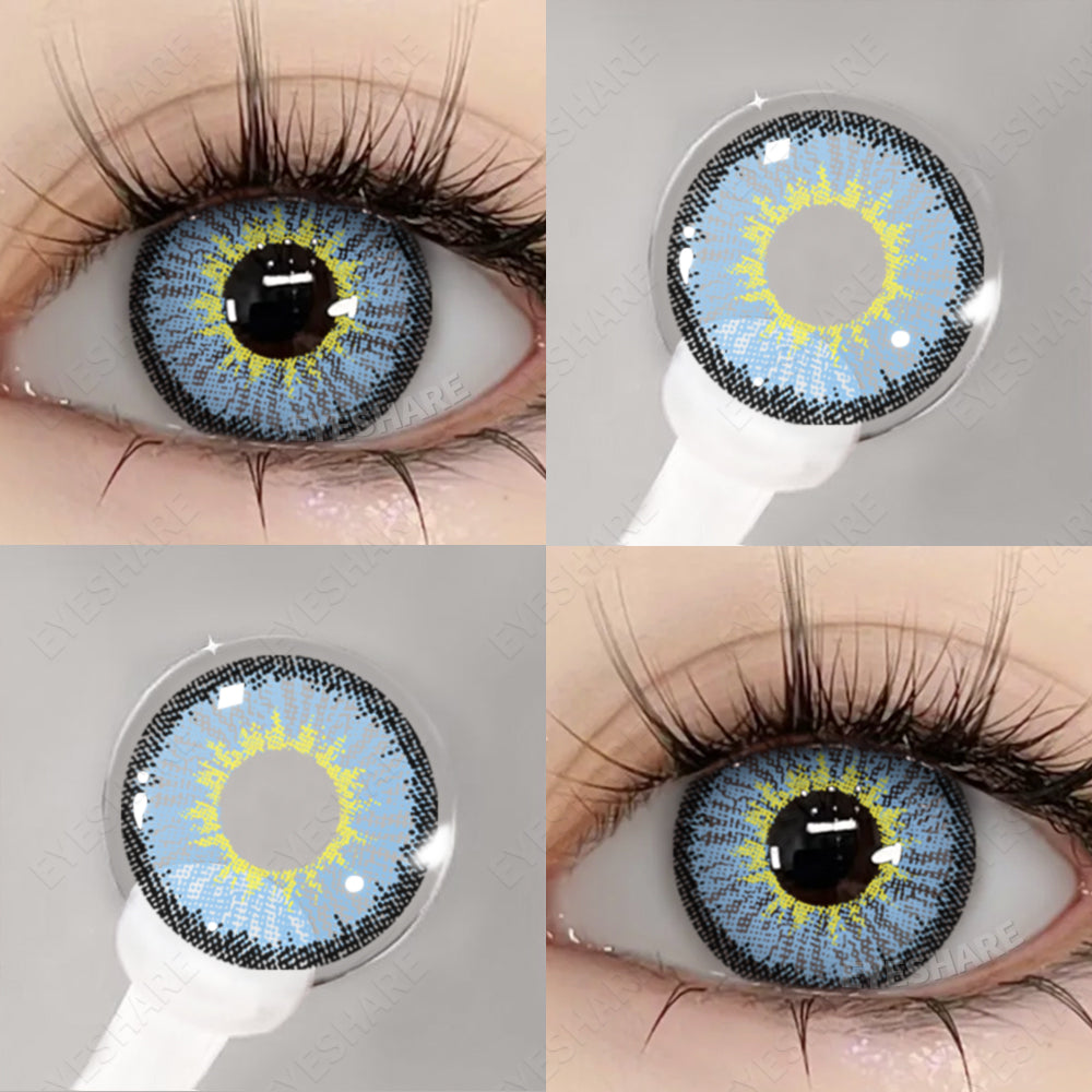 Rynx Cosplay Icesonw Blue 14.5mm 1 Pair | 1 Year