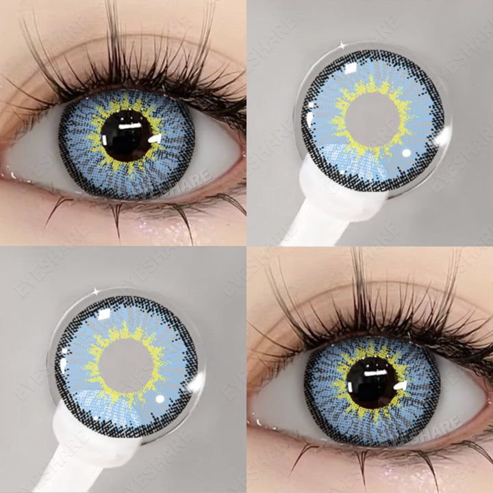 Rynx Cosplay Icesonw Blue 14.5mm 1 Pair | 1 Year