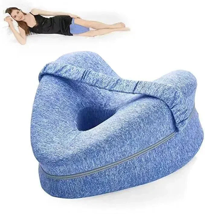Lisslune | Orthopedic Knee Pillow for Side Sleepers – Ergonomic Leg Pillow with Memory Foam for Better Sleep