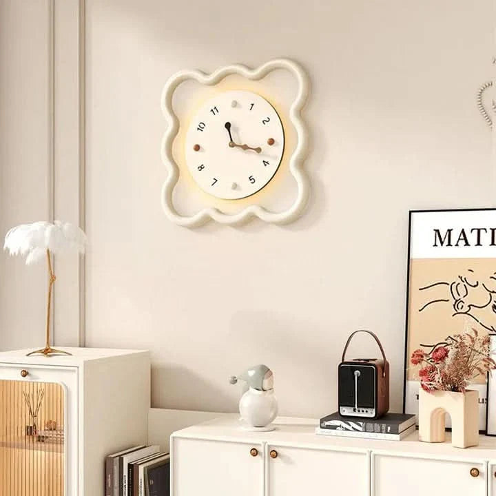 Lisslune | Ala - Marshmallow-inspired Wall Clock