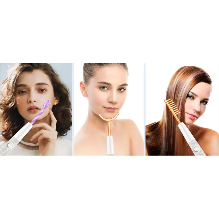 Lisslune | Elysium Glow™ | Professional High-Frequency Facial Wand | Anti-Aging Skin Rejuvenation Device for Home Use & Spa Treatments