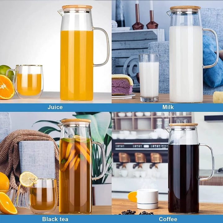 Lisslune | 1.2L heat-resistant glass jug