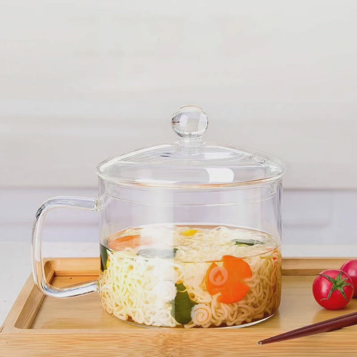 Lisslune | Glass heat-resistant cooking pot