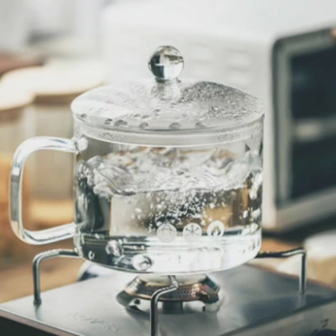 Lisslune | Glass heat-resistant cooking pot