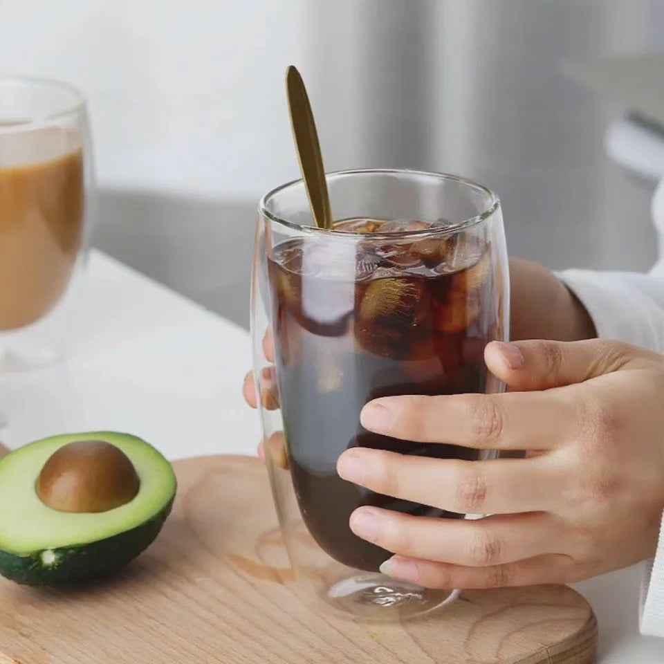 Lisslune | 450ml Double-walled Cups