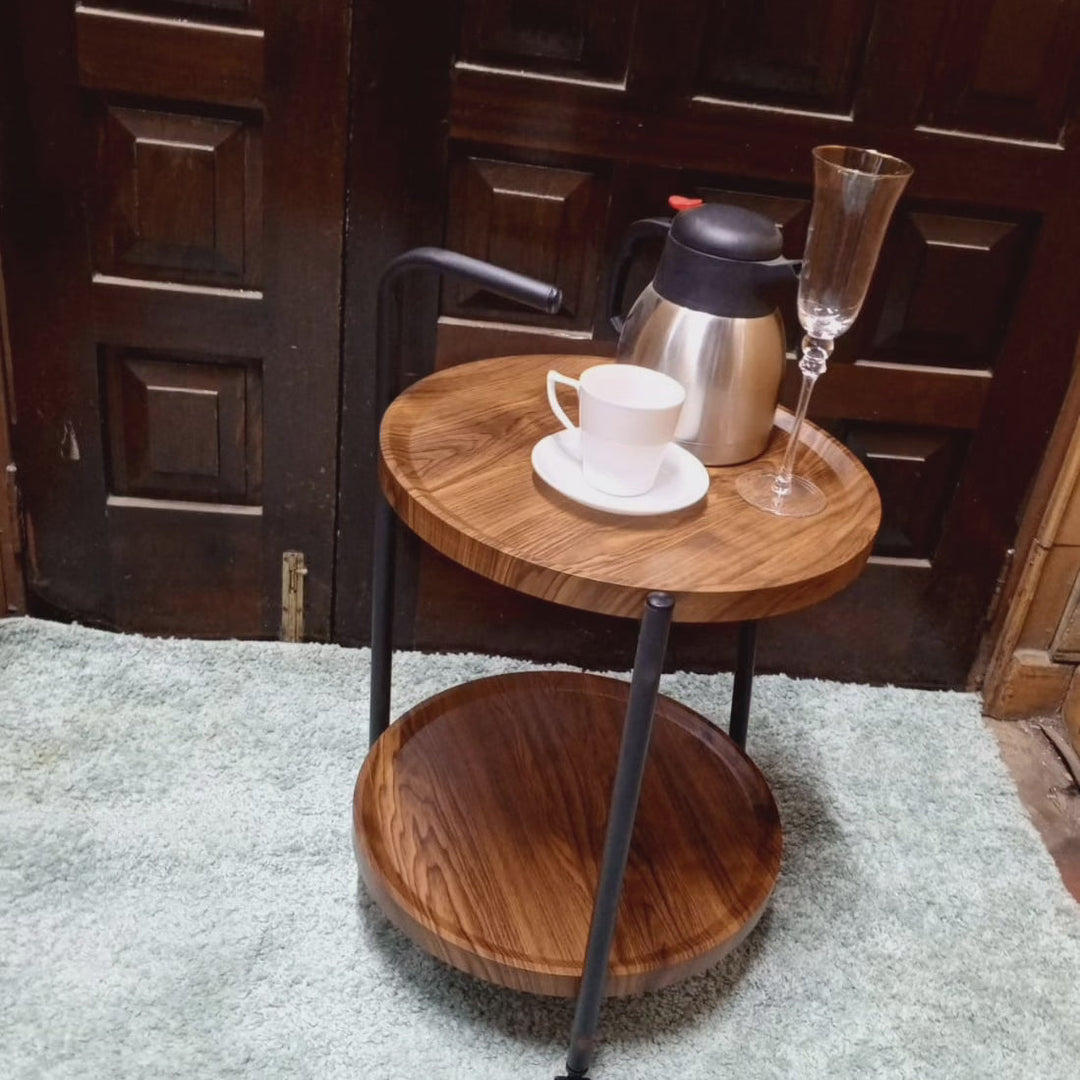 Lisslune | Trolley cart / double-layer side table