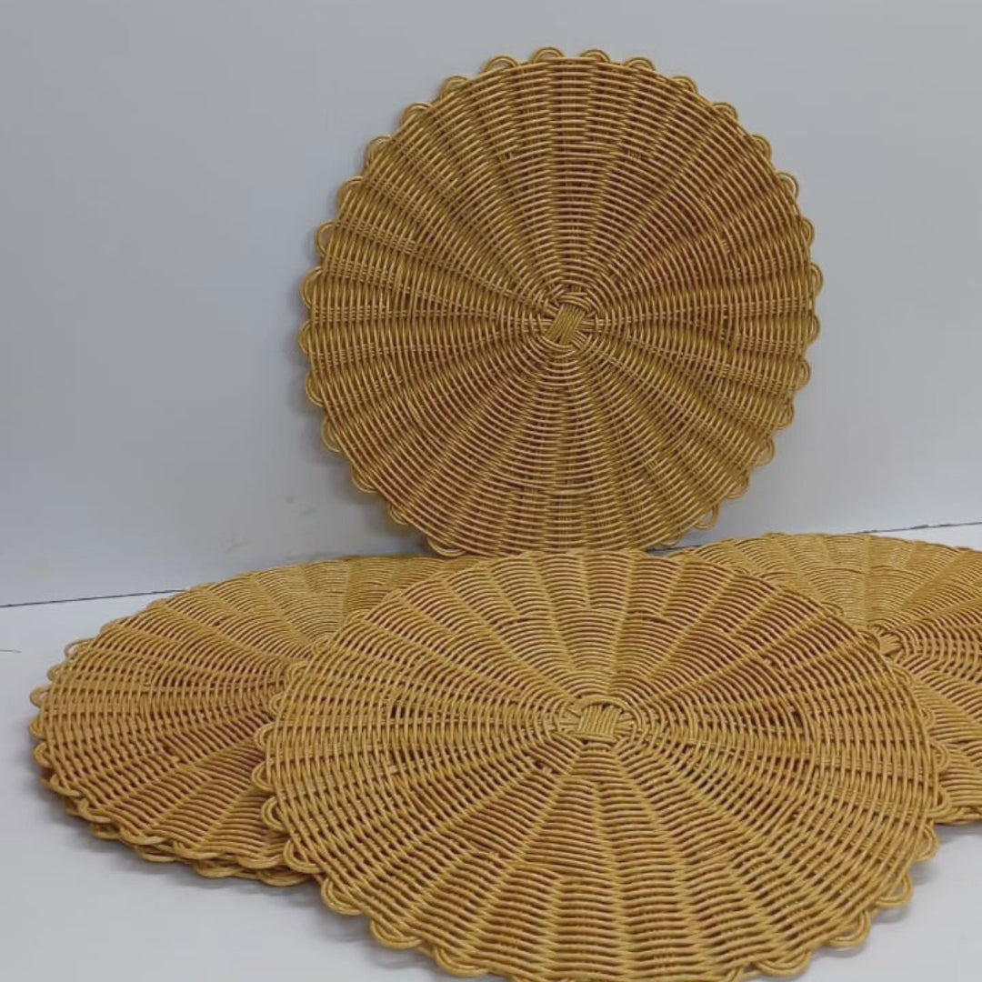 Lisslune | 6-piece Set Thicker Rattan Table Set