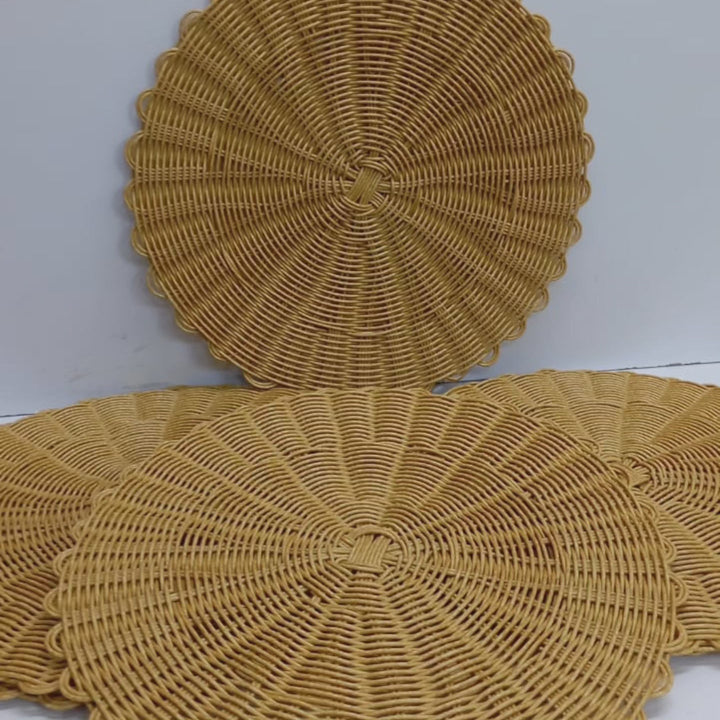 Lisslune | 6-piece Set Thicker Rattan Table Set