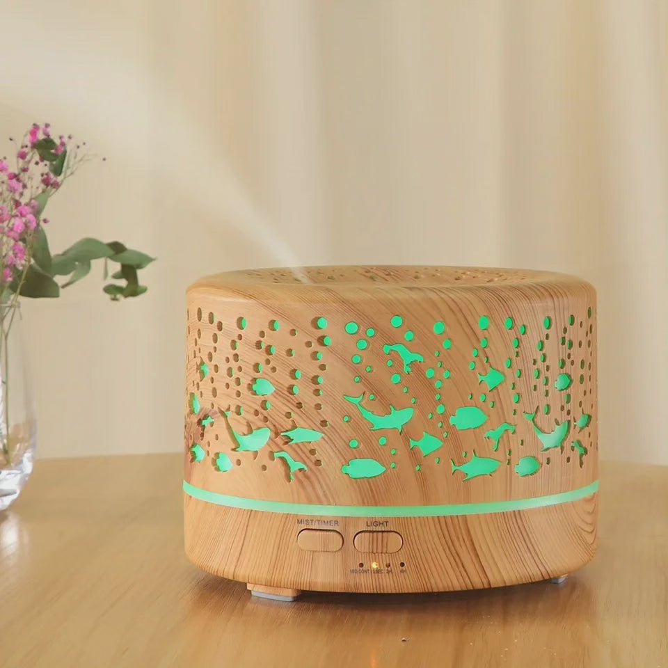 Lisslune | Ultrasonic Aroma Diffuser Humidifier with Remote Control