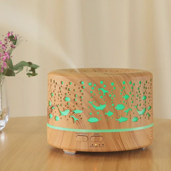 Lisslune | Ultrasonic Aroma Diffuser Humidifier with Remote Control