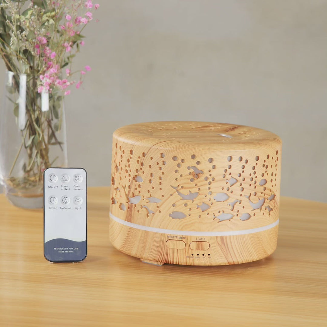 Lisslune | Ultrasonic Aroma Diffuser Humidifier with Remote Control