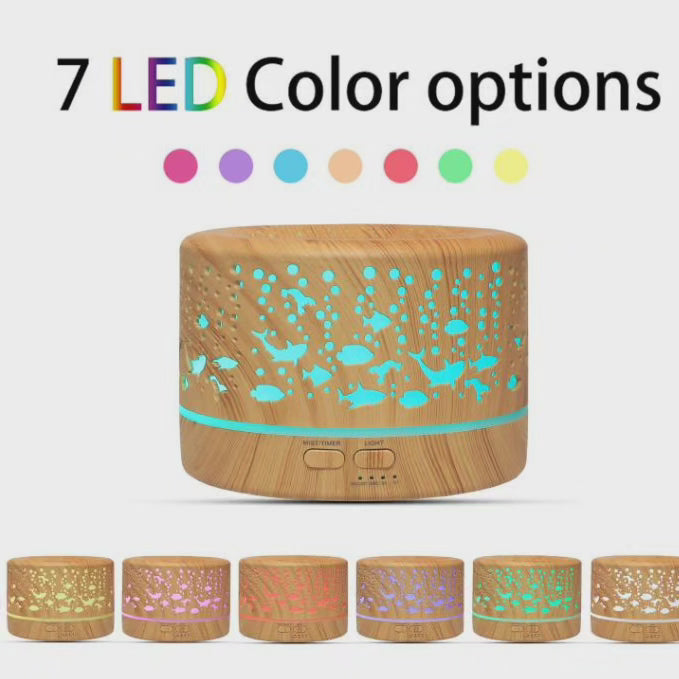 Lisslune | Ultrasonic Aroma Diffuser Humidifier with Remote Control