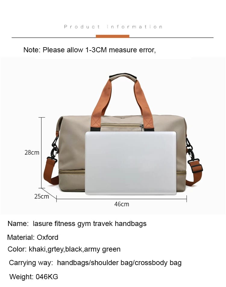 Lisslune | Fashion Travel/Fitness/Sport Bag