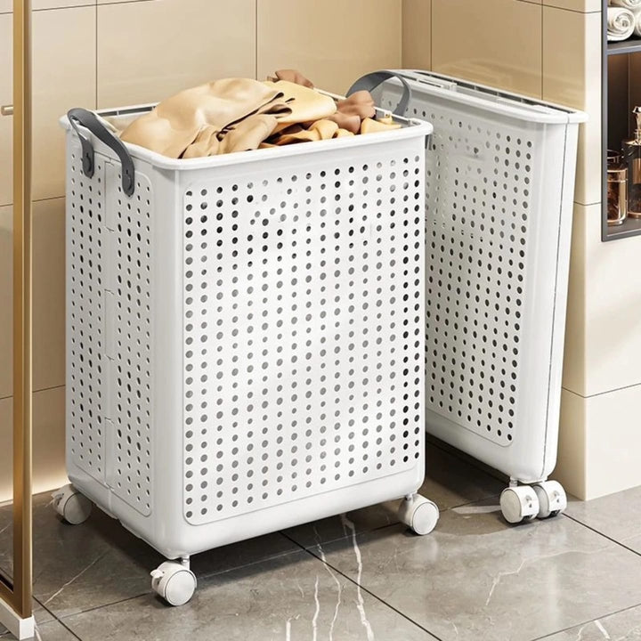 Lisslune | Foldable Laundry Basket with Wheels