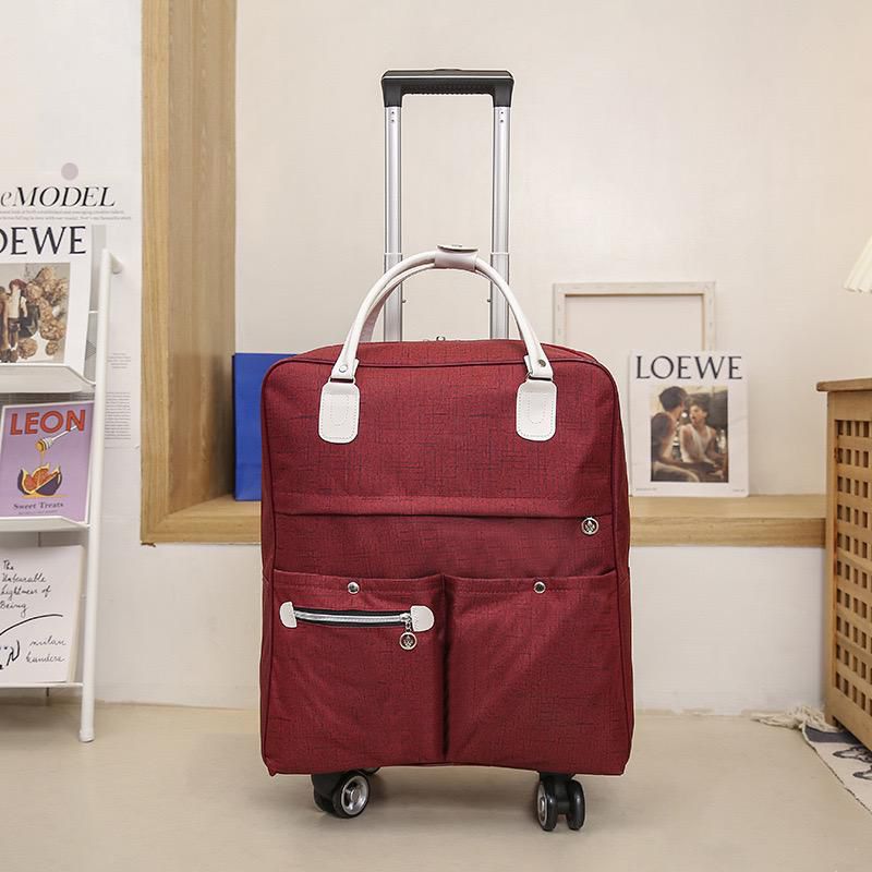Lisslune | Travel Trolley Bag with Shoulder Strap Carry-On Bag