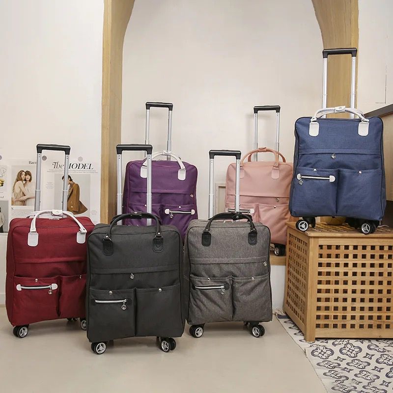Lisslune | Travel Trolley Bag with Shoulder Strap Carry-On Bag