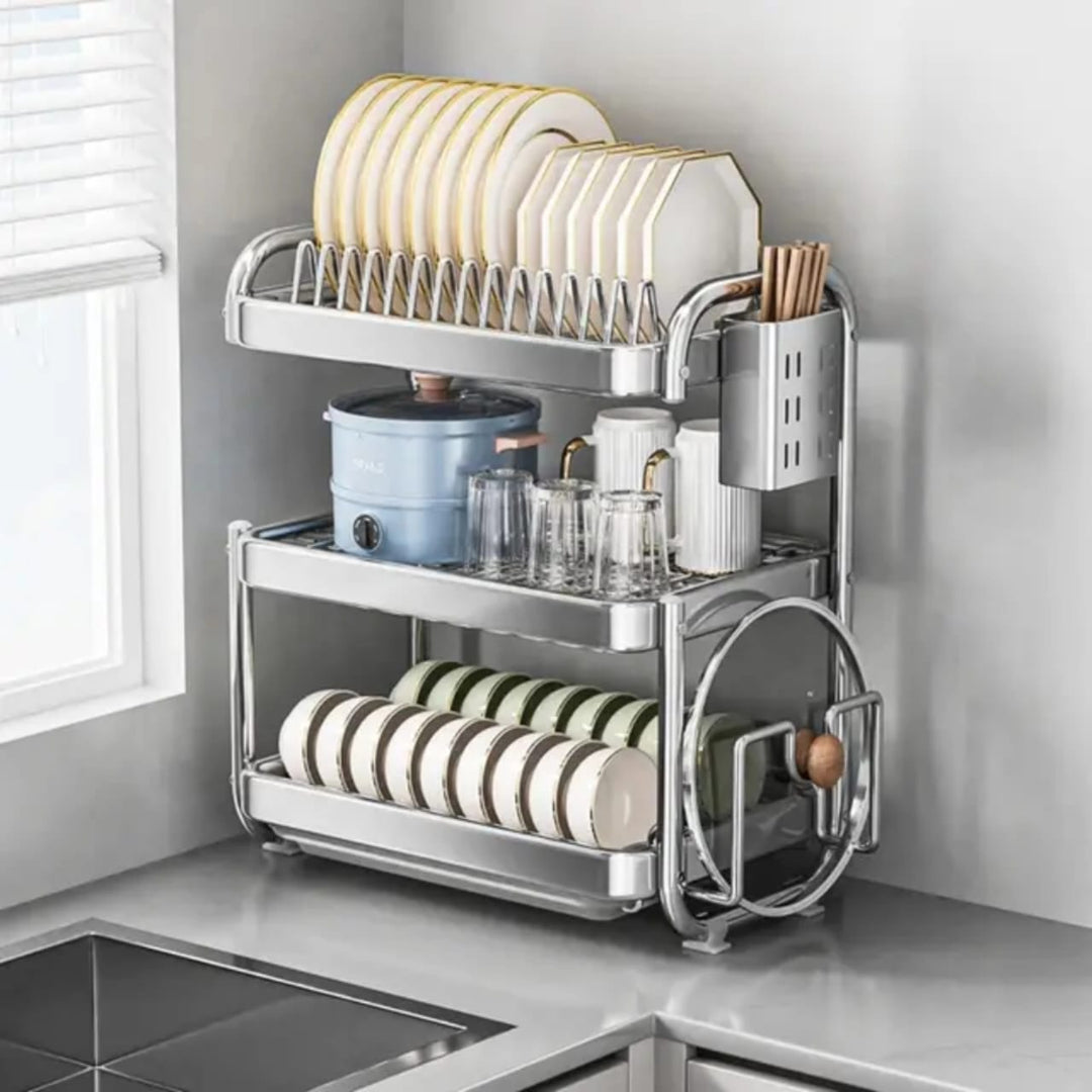 Lisslune | Chrome Dish Rack