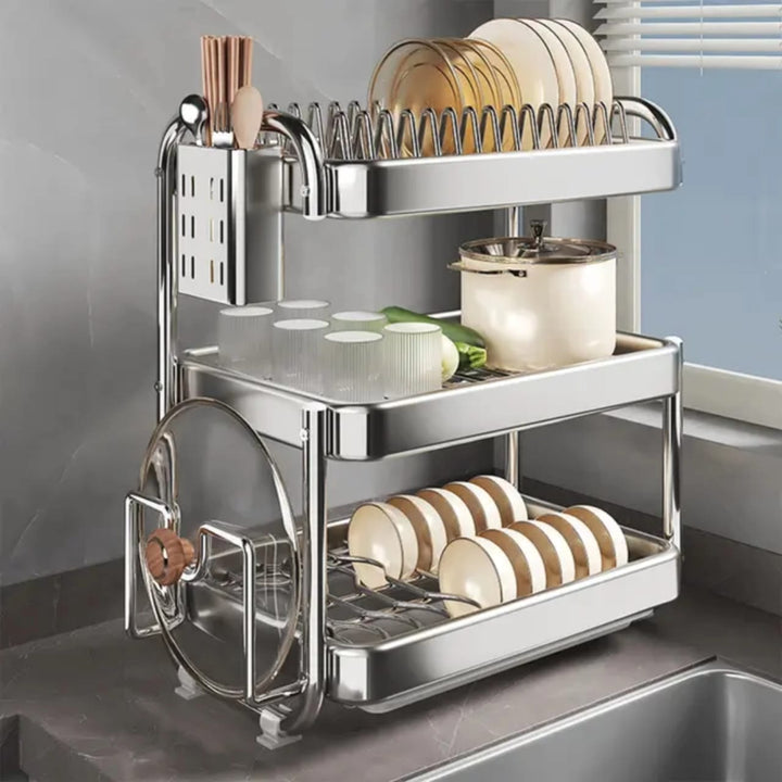 Lisslune | Chrome Dish Rack