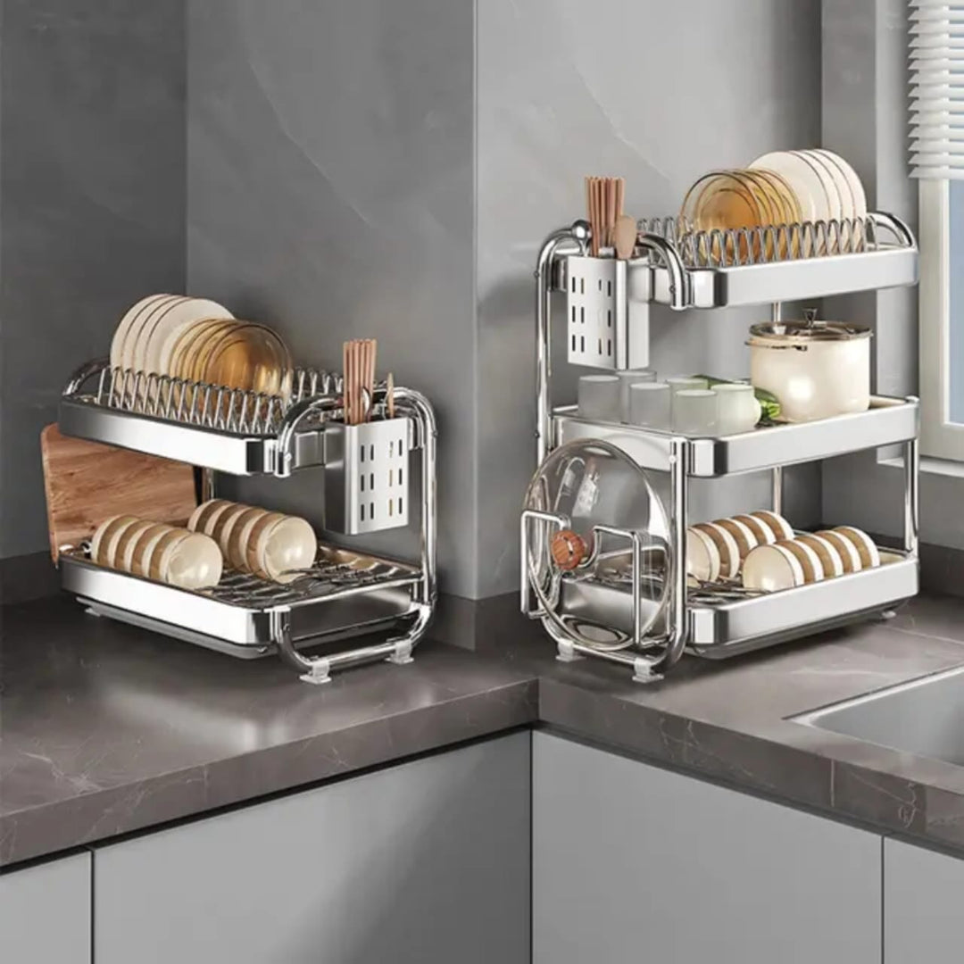 Lisslune | Chrome Dish Rack