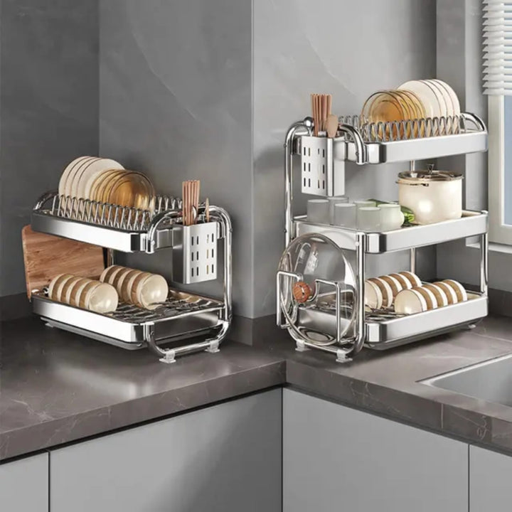 Lisslune | Chrome Dish Rack