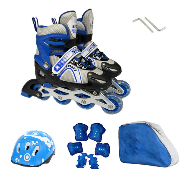 Lisslune | Skate shoes and protective gear set