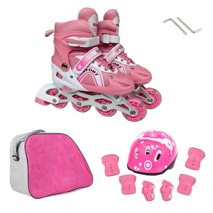 Lisslune | Skate shoes and protective gear set