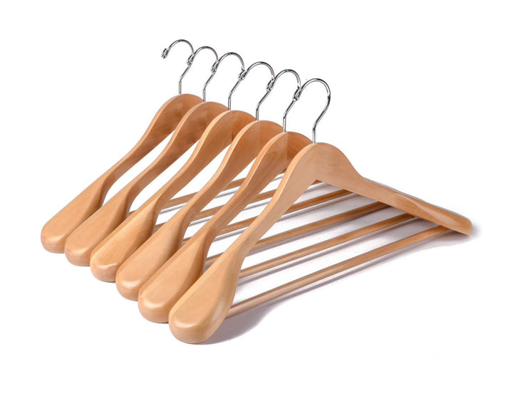 Lisslune | Width Wooden Hangers 10 Pieces