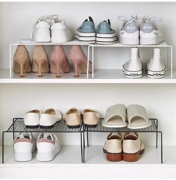 Lisslune | Adjustable Metal Shelf Organizer for Cabinets