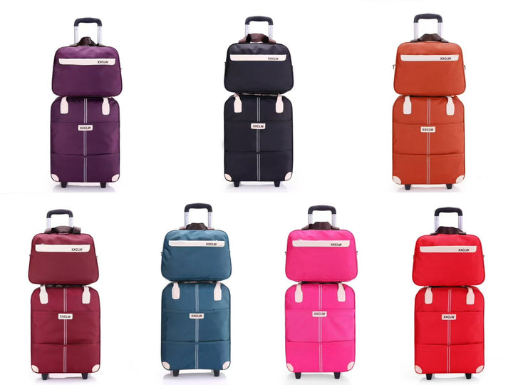Lisslune | 2 in 1 Travel Bags Trolley Bags Hand Luggage Bags