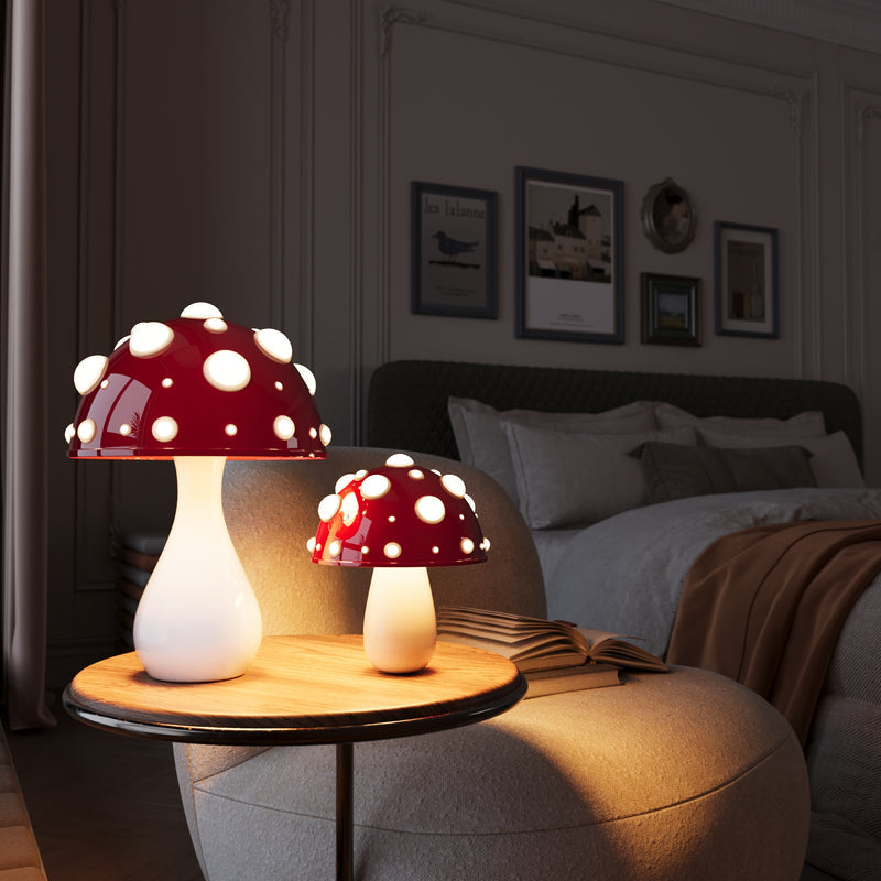 Lisslune | LumiFungi – Luxury LED Table Lamp with Mood-Filled Mushroom Design and Dimmable Light